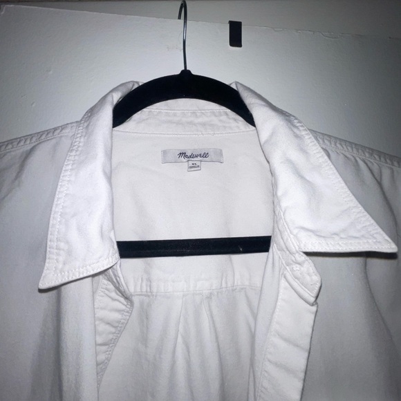 Madewell Essential White Button Down - Picture 2 of 3